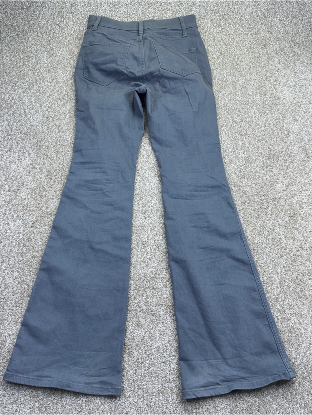 Ryegrass Gray High Rise Semi Flare Jeans Pants Womens Size 4 - Picture 4 of 12